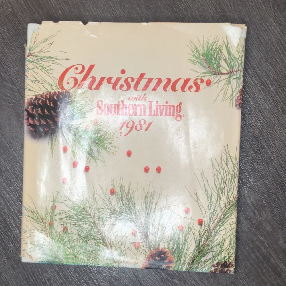 Vintage 80s Christmas Cookbook Southern Living 1981 Holiday Recipes & Baking